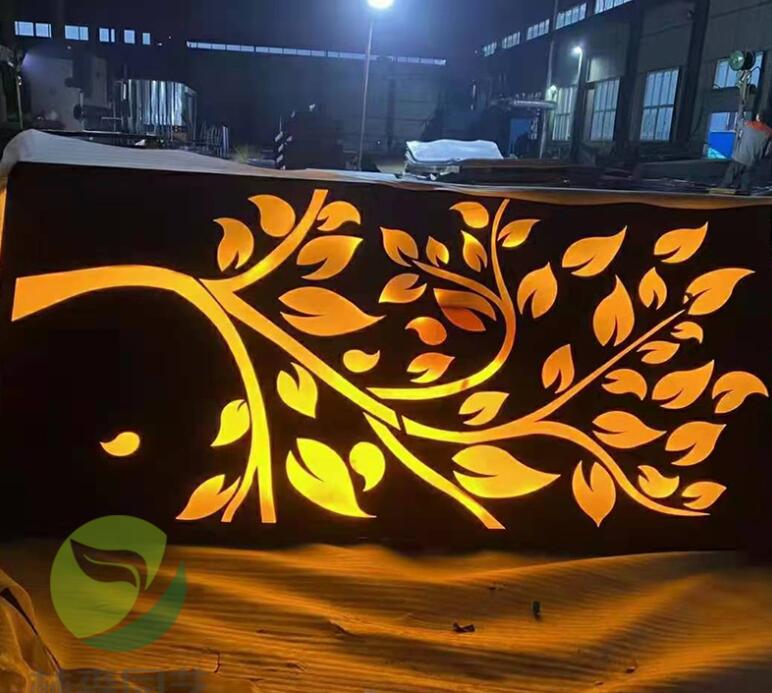 保定耐候钢板灯箱